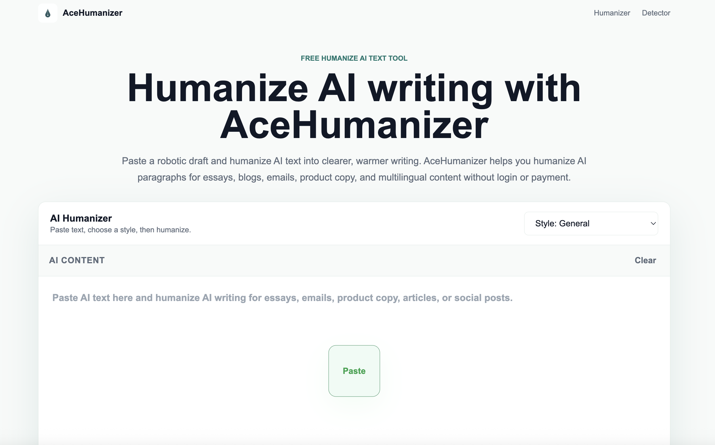 Ace Humanizer