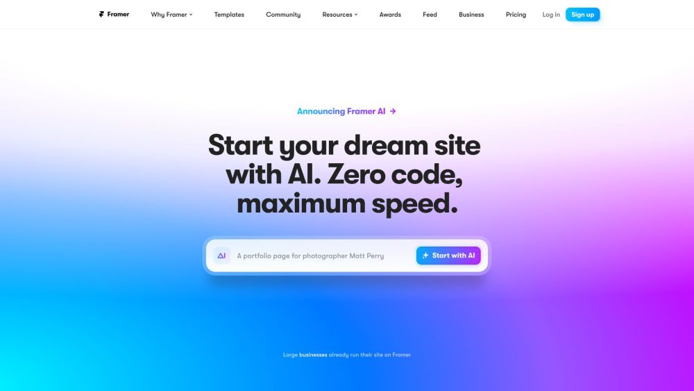 Framer AI