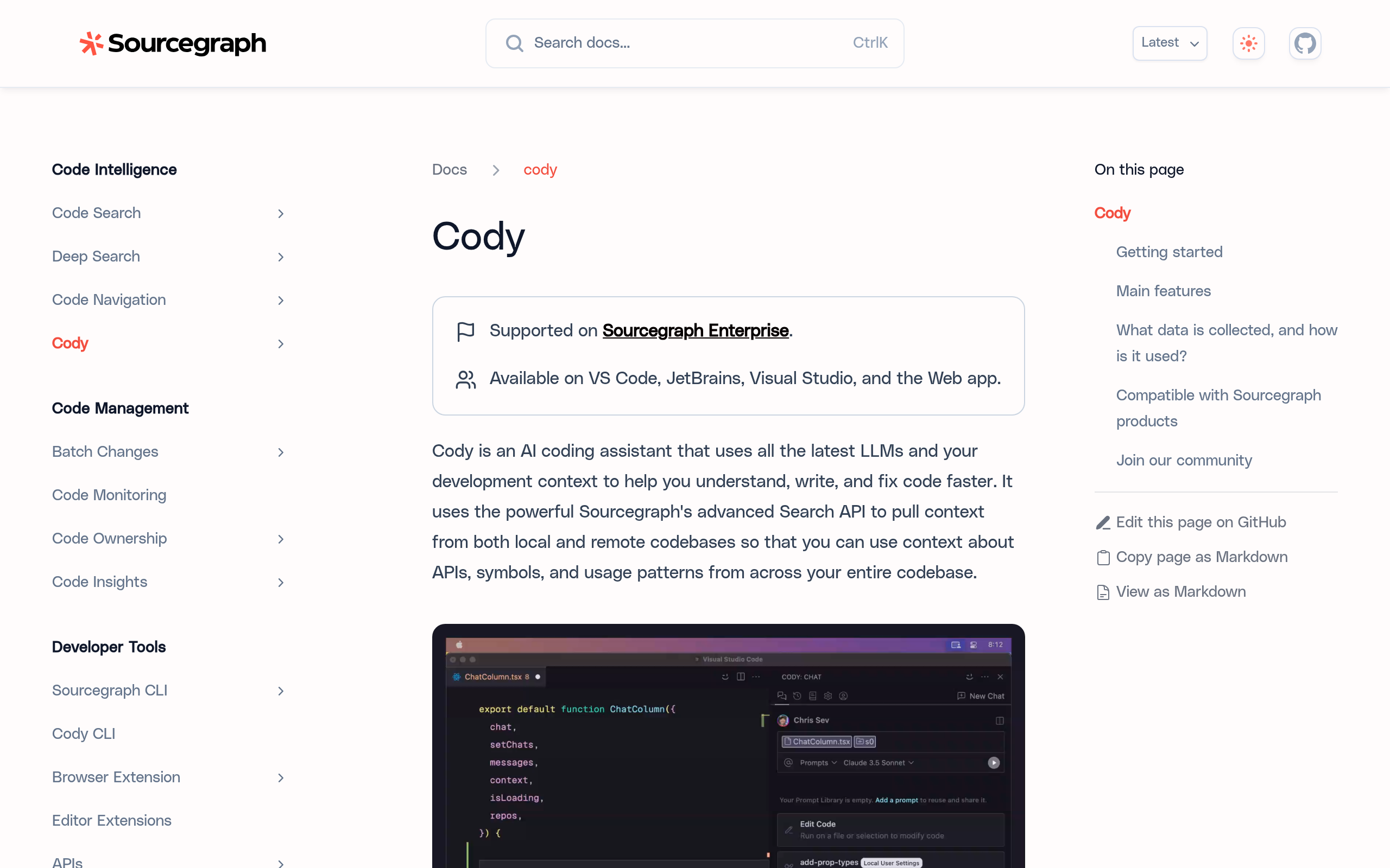 Sourcegraph Cody