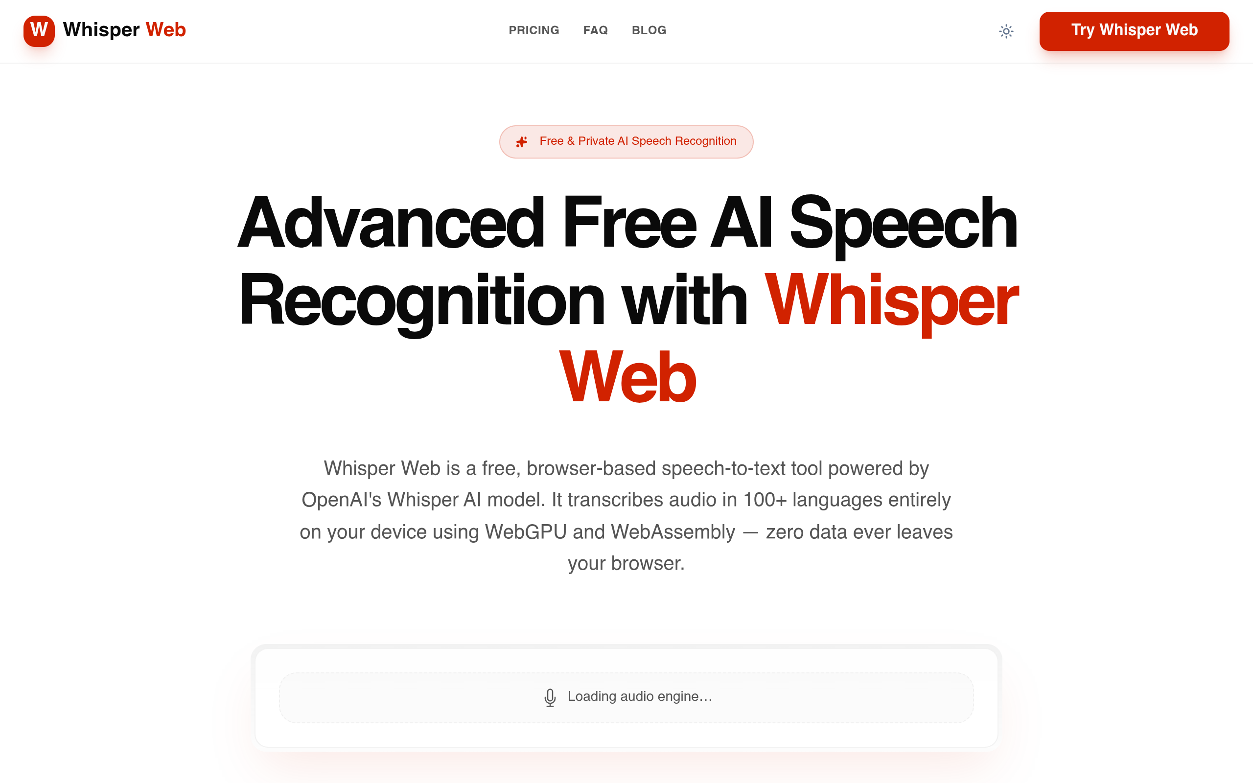Whisper Web