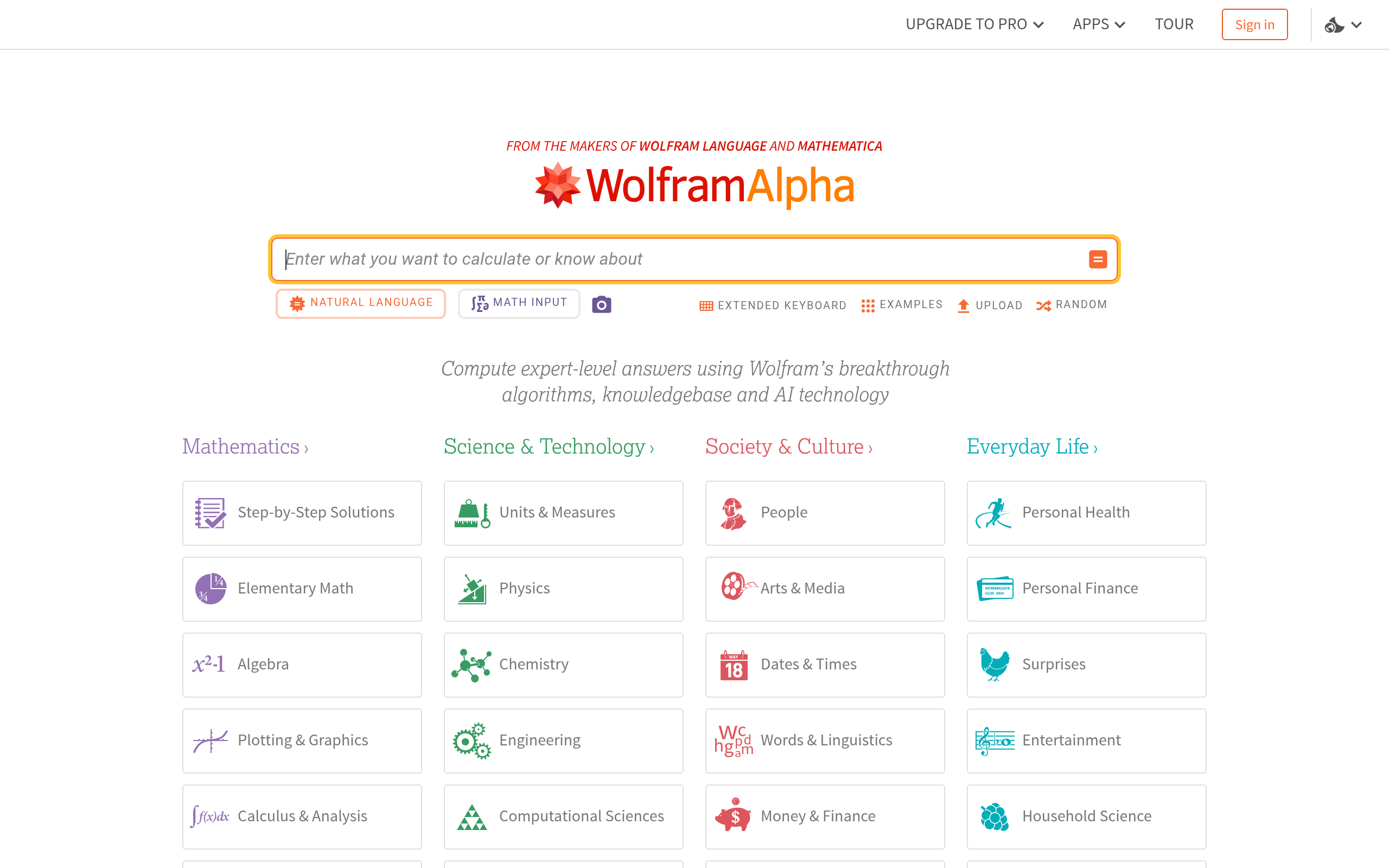 Wolfram|Alpha